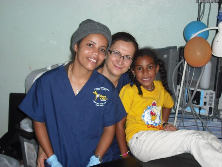 Dr. Loukas dental mission trip Dominican Republic, community dental care