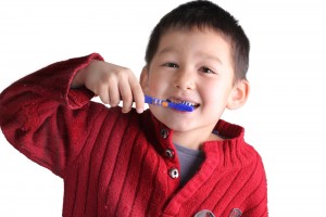 Child Brushing Teeth