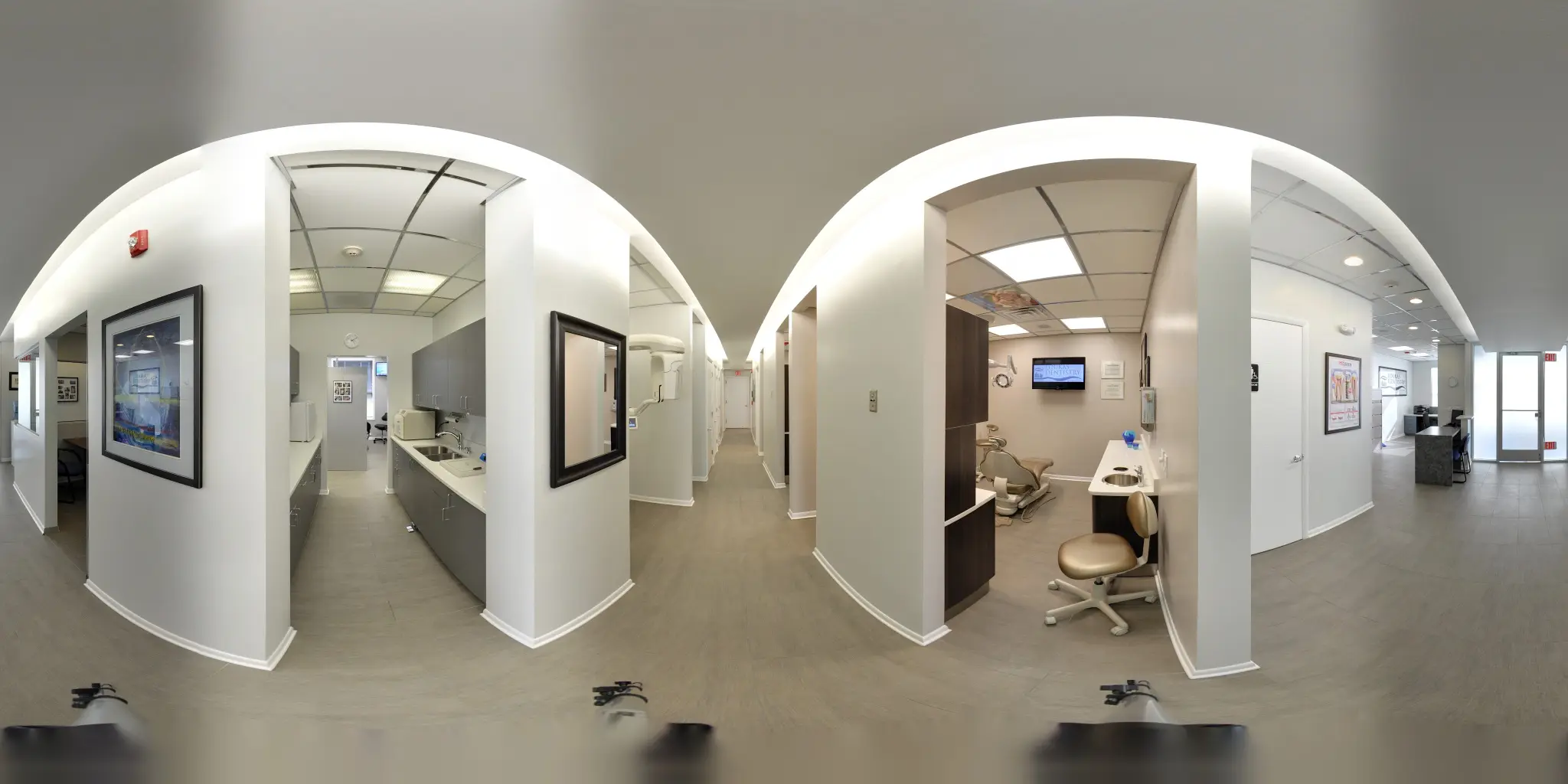 Digital dentistry treatment rooms at Loukas Dentistry Park Ridge IL