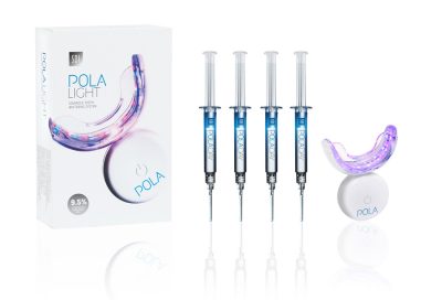 Pola Light take home teeth whitening kit offered at Loukas Dentistry of Park Ridge, Illinois